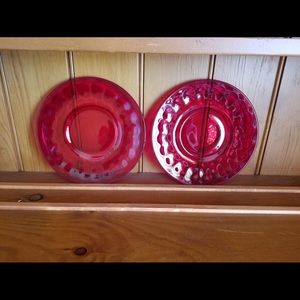 Viking Georgian Ruby Set of 2 Salad Plates